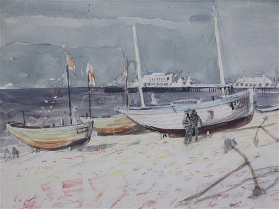 Harry Toothill Views of Sussex around Brighton largest 33 x 44cm